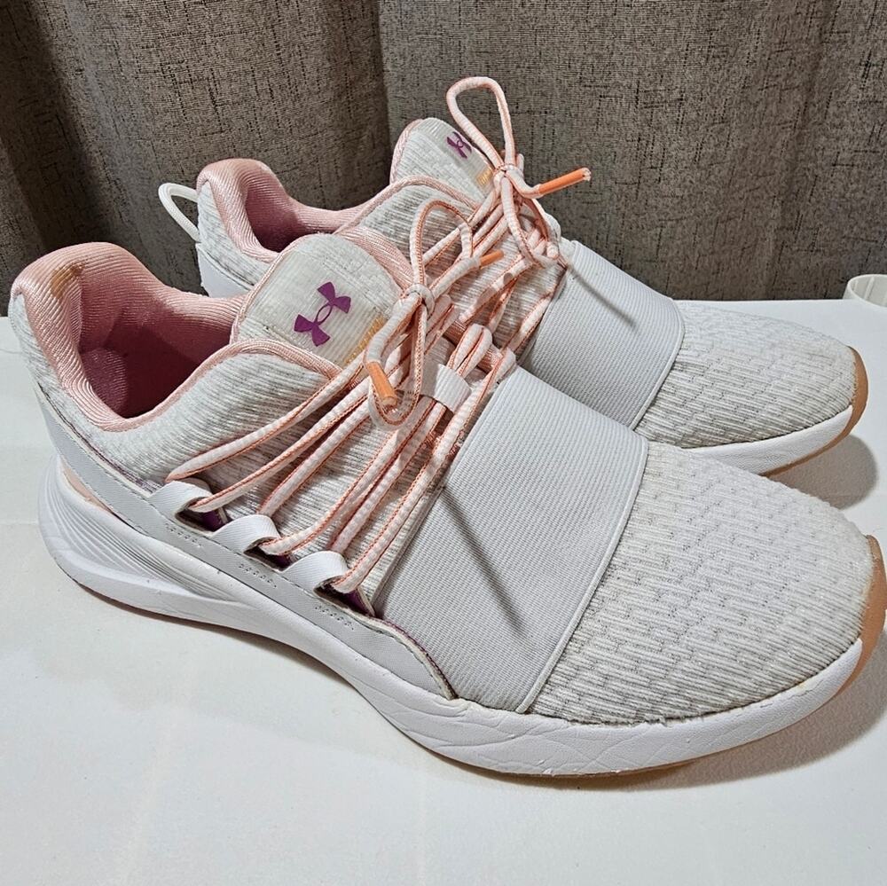 Under Armour Charged Breathe Lace Up Training Sneaker, Women's Size 6.5
